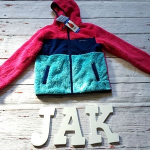🆕️ EDDIE BAUER GIRLS SHERPA HOODED JACKET